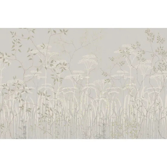 Panoramic Wallpaper - Wall Mural - Leaves