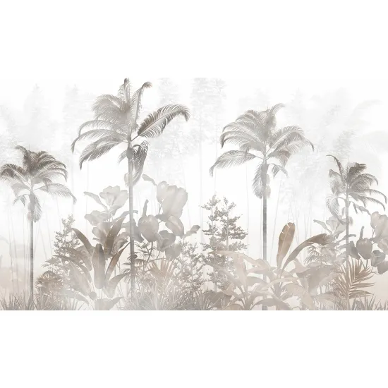 Panoramic Wallpaper - Wall Mural - Tropical forest