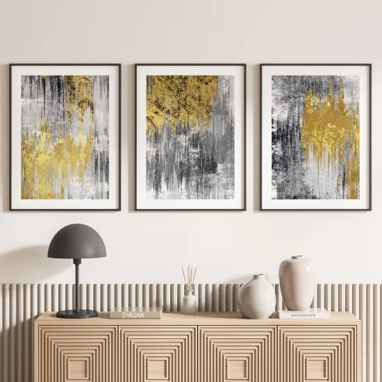 Set Of 3 Posters - Abstract