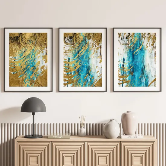 Set Of 3 Posters - Abstract