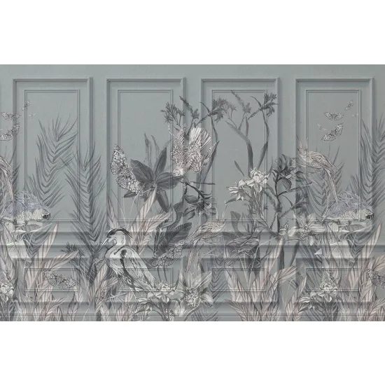 Panoramic Wallpaper - Wall Mural - Tropical Plants