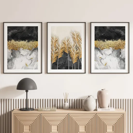 Set Of 3 Posters - Leaves