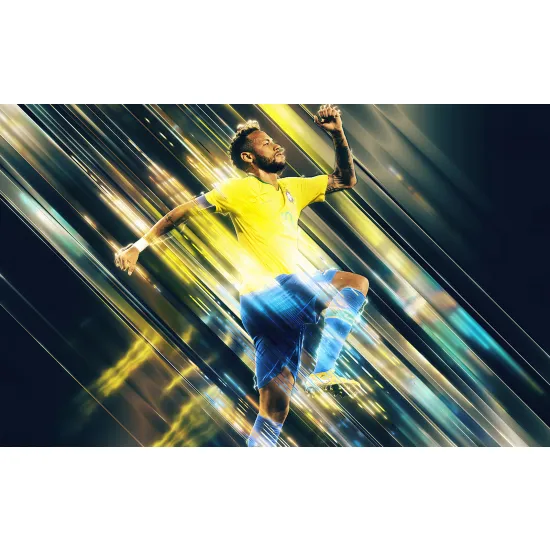 Panoramic Wallpaper - Wall Mural Football - Soccer Player
