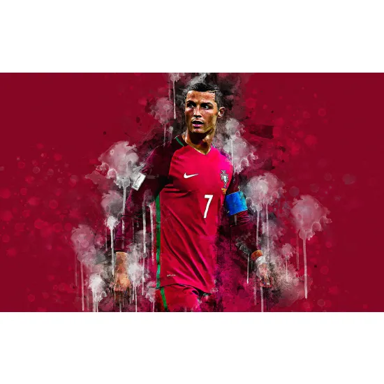 Panoramic Wallpaper - Wall Mural Football - Soccer Player