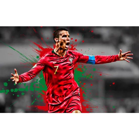 Panoramic Wallpaper - Wall Mural Football - Soccer Player