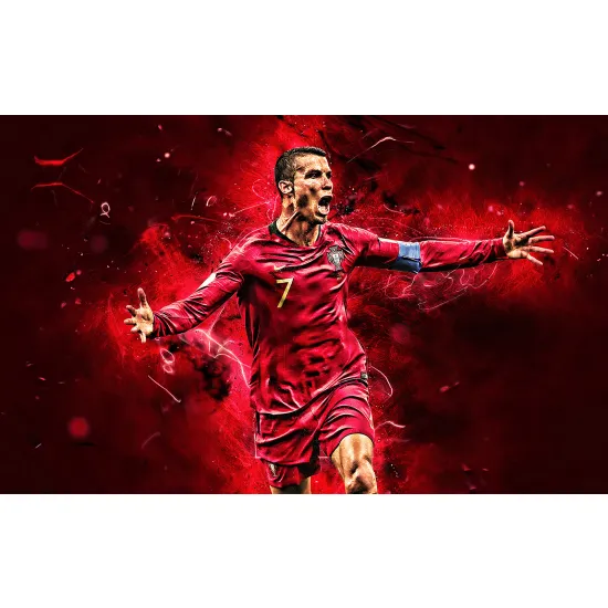 Panoramic Wallpaper - Wall Mural Football - Soccer Player