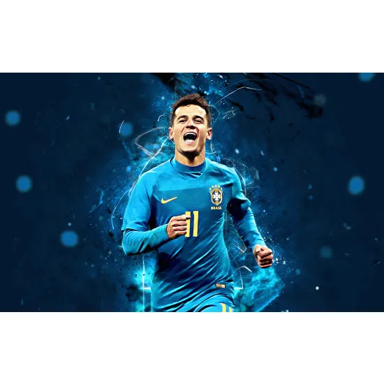 Panoramic Wallpaper - Wall Mural Football - Soccer Player