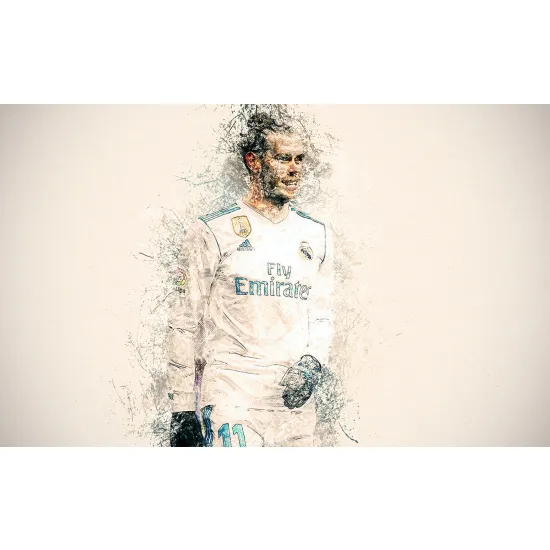 Panoramic Wallpaper - Wall Mural Football - Soccer Player