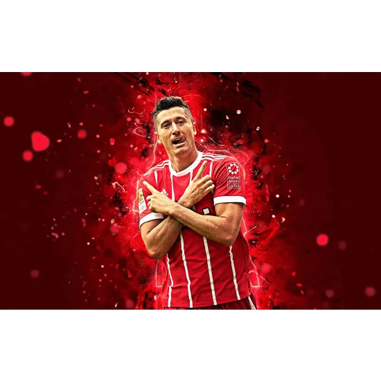 Panoramic Wallpaper - Wall Mural Football - Soccer Player