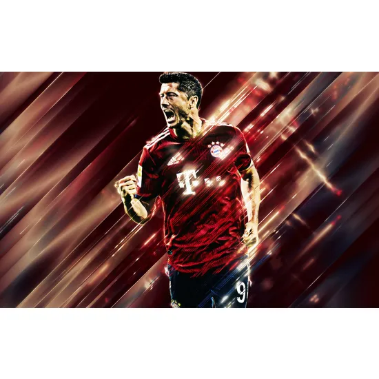Panoramic Wallpaper - Wall Mural Football - Soccer Player