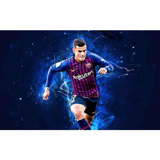 Panoramic Wallpaper - Wall Mural Football - Soccer Player
