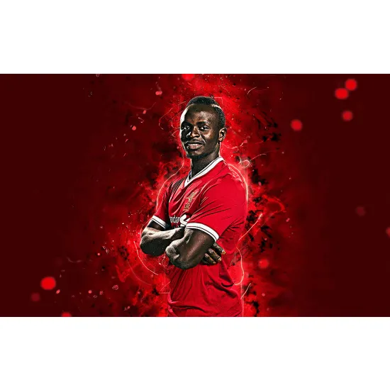 Panoramic Wallpaper - Wall Mural Football - Soccer Player
