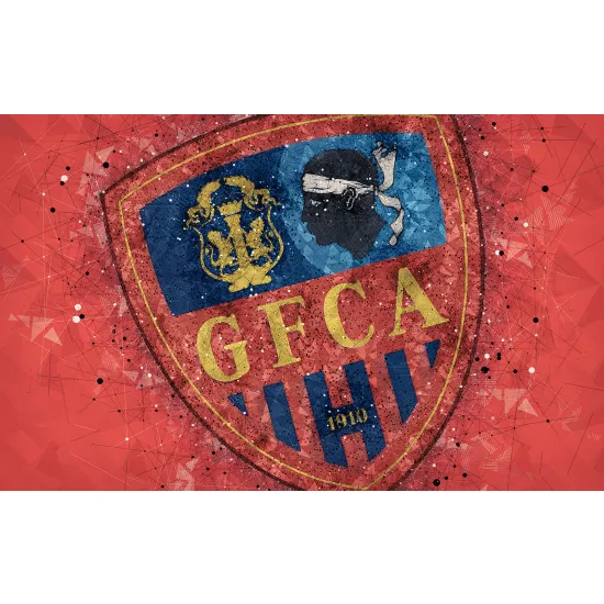 Panoramic Wallpaper - Wall Mural Foot / Football - GFCA - Gazélec Football Club Aiacciu