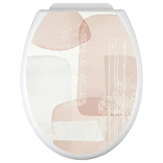 Toilet seat sticker - Abstract