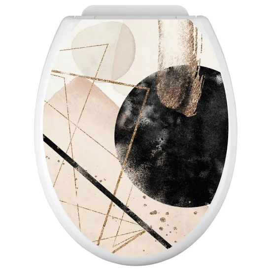 Toilet seat sticker - Design