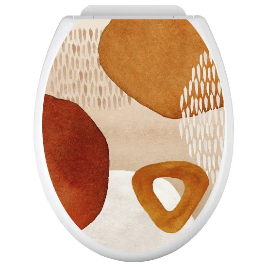 Toilet seat sticker - Design