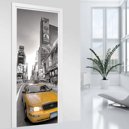 Door Sticker - Decal - New York Taxi
