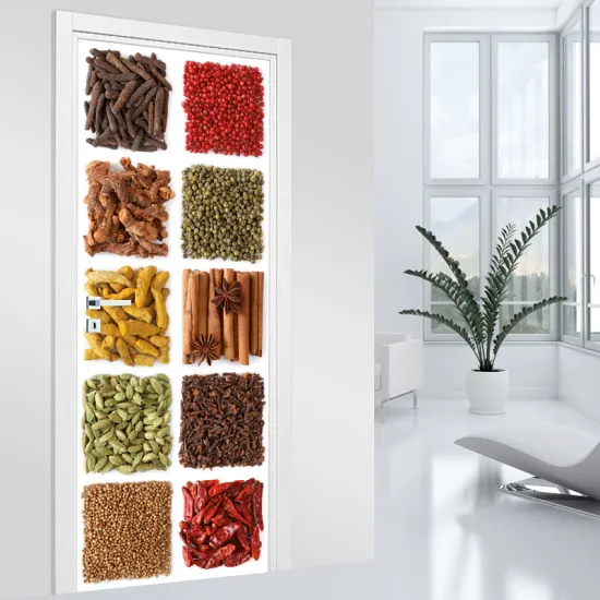 Stickers pour porte - Épices