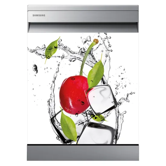 Stickers Lave vaisselle - Cerise