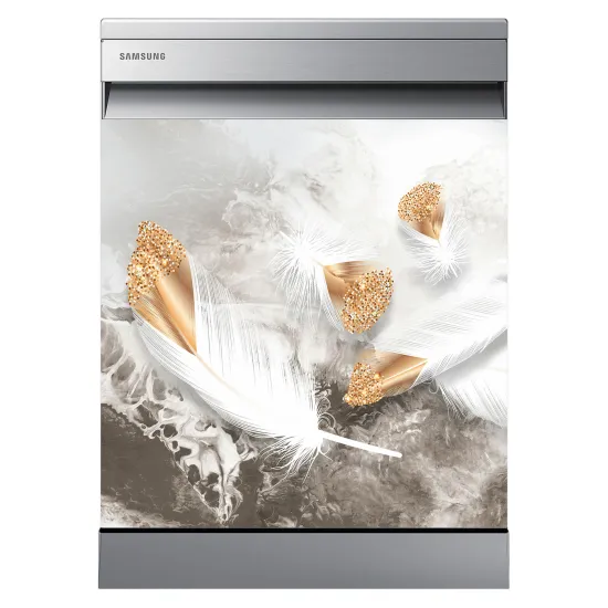 Stickers Lave vaisselle - Plumes