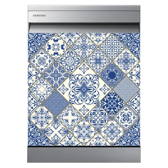 Stickers Lave vaisselle - Carreaux de ciment