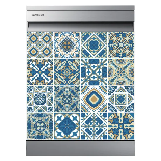 Stickers Lave vaisselle - Carreaux de ciment