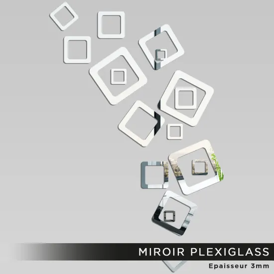 Miroir Plexiglass - Design carré