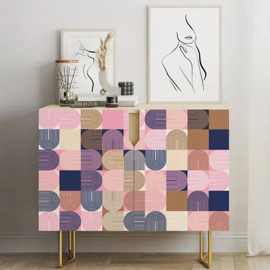 Furniture Sticker - Geometric pattern
