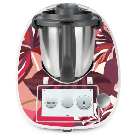 Thermomix Aufkleber für TM6 - Tropische Blätter