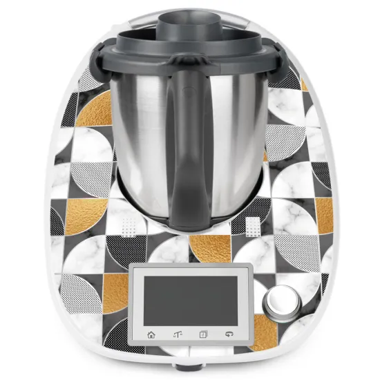 Stickers Thermomix TM5 - Motif Géométrique