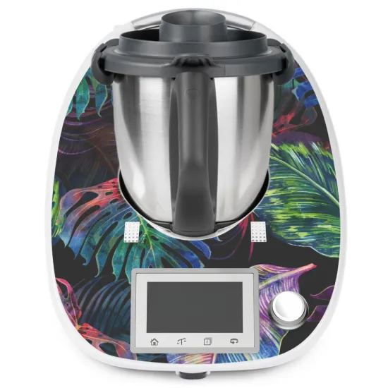 Stickers Thermomix TM5 - Feuilles Tropicales