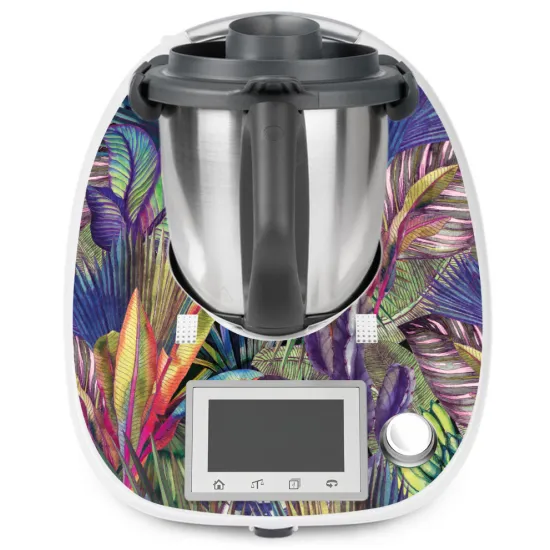 Thermomix Aufkleber für TM5 - Tropische Blätter