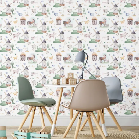 Kid Wall Mural - Wallpaper - Closed