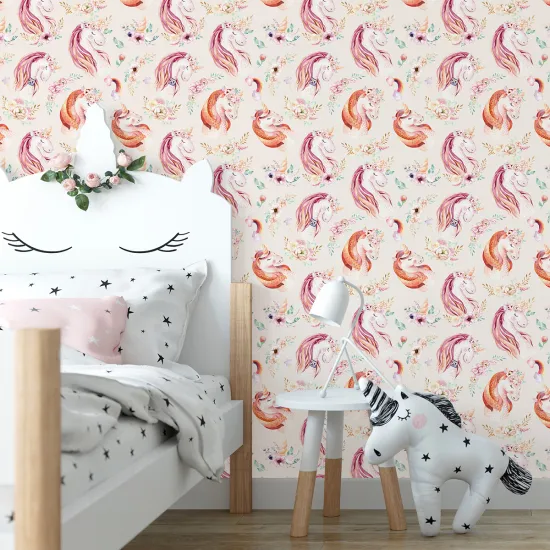 Kid Wall Mural - Wallpaper - Unicorns