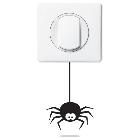 Light Switch Sticker - Spider