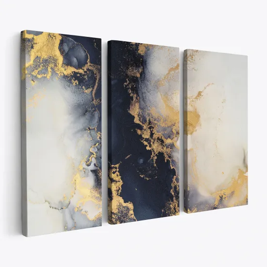 Tableau triptyque - Effet marbre