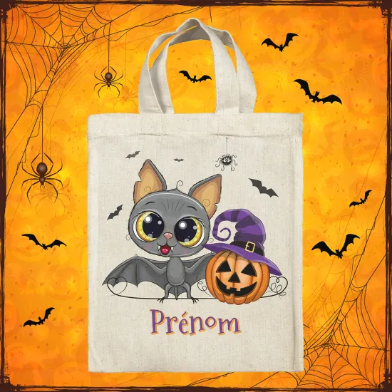 Personalized Halloween bag - Bat