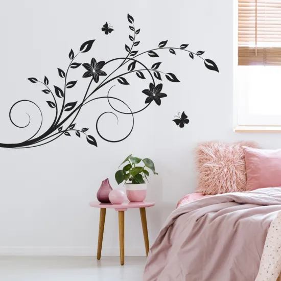 Sticker Mural - Branche florale