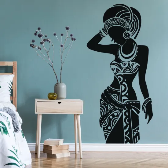 Sticker Mural - Femme africaine